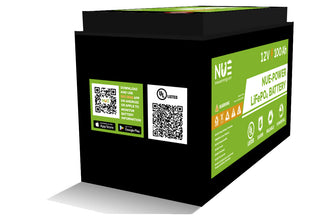 NUEPower 12V 100Ah UL Listed LiFePO4 Battery – Deep Cycle Energy Storage