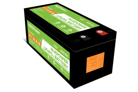 NUEPower 12V 400Ah LiFePO4 Battery – Deep Cycle, Solar & RV Power Storage