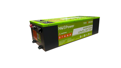 NUEPower 72V 105Ah Metal Case LiFePO4 Battery