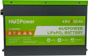 NUEPower 48V 52Ah Metal Case LiFePO4 Battery