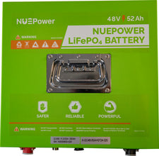 NUEPower 48V 52Ah Metal Case LiFePO4 Battery