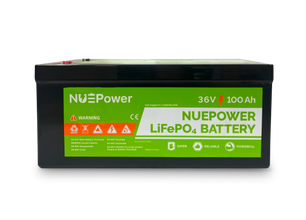 NUEPower 36V 100Ah LiFePO4 Battery – Golf Cart, Marine, Solar Storage, Off-Grid Power