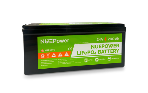 NUEPower 24V 200Ah LiFePO4 Battery – High-Capacity Energy Storage for Off-Grid Systems